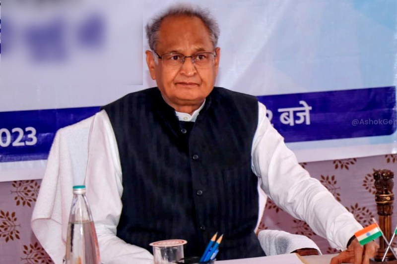 rajasthan CM Ashok Gehlot meets Congress leader bharat singh in Kota