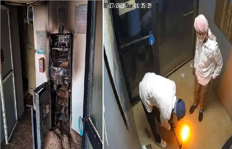 Bhilai: 35 lakhs were stolen breaking 3 ATMs, 2 arrested from Haryana