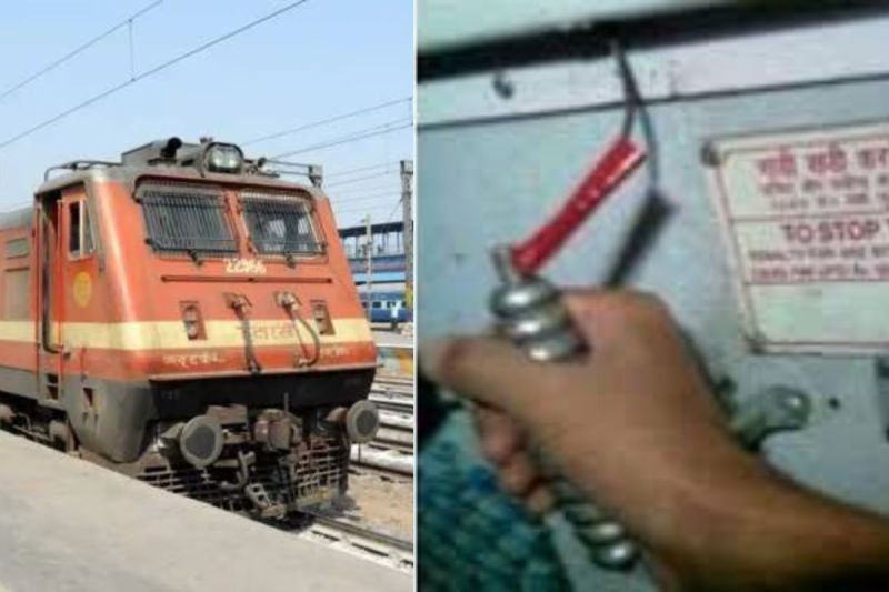 Chain pulling in train proved costly railways imposed huge fine
