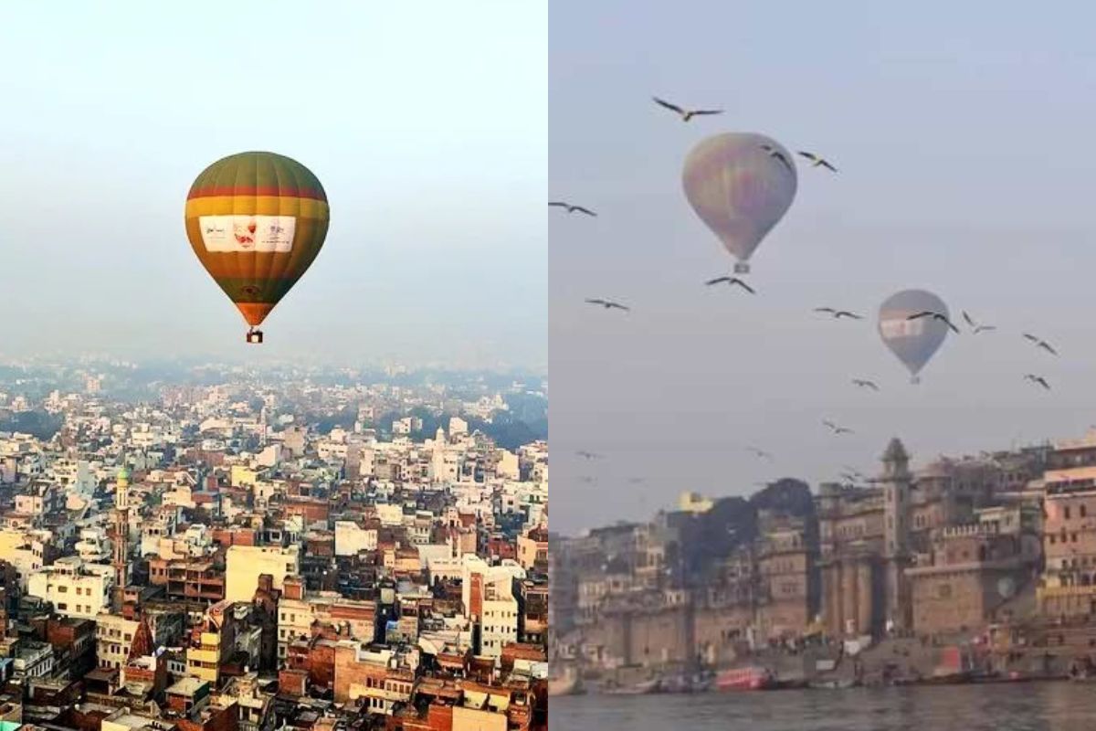 Hot air balloon ride in varanasi soon to start with tent city rates and booking process
