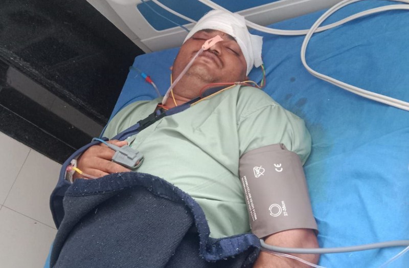 Encounter between police and drug smugglers, policeman injured in Baran