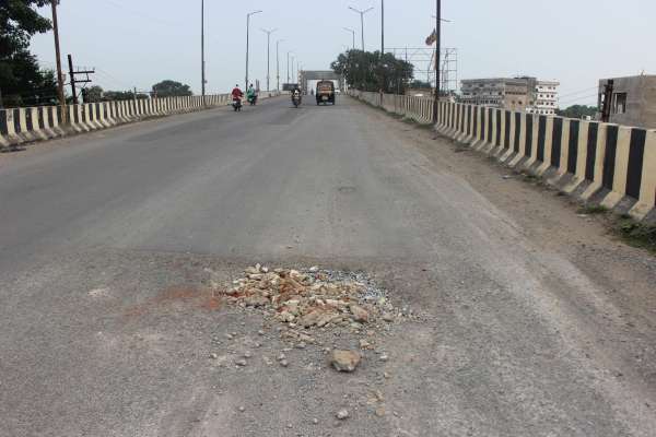 Lal Khan over bridge started crumbling