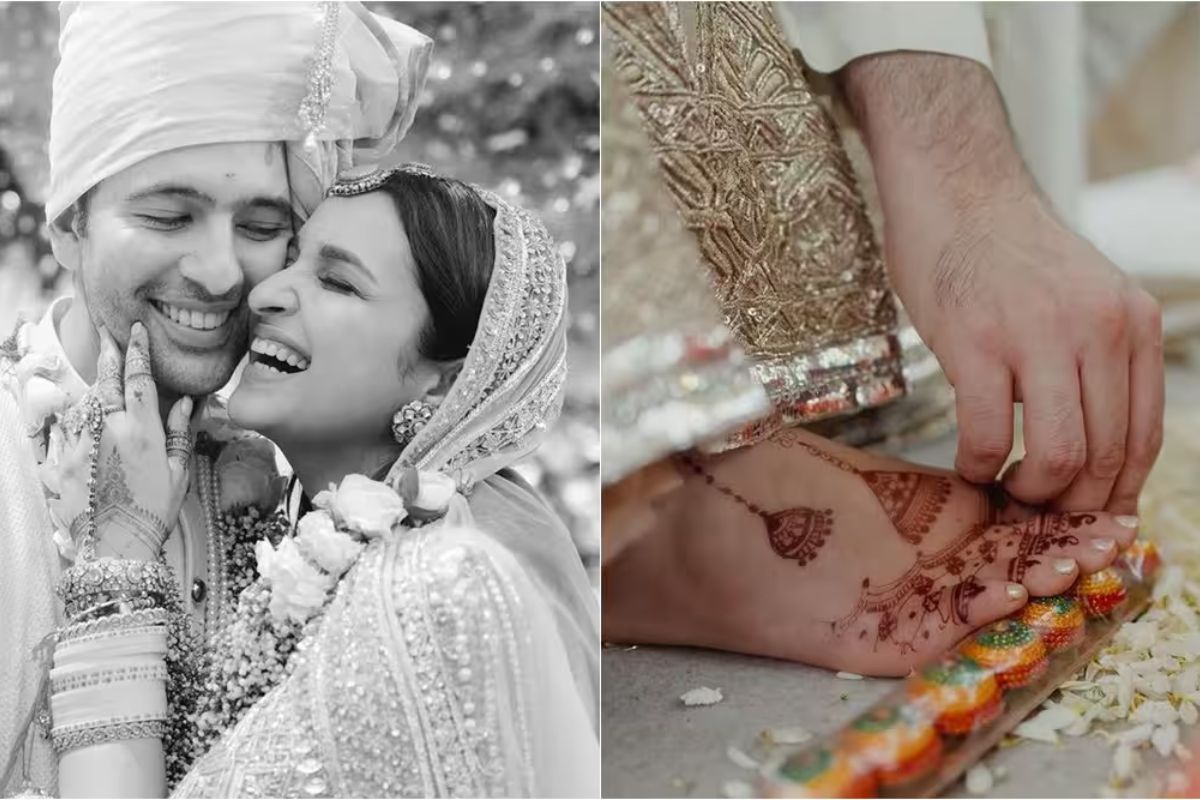 Parineeti chopra post wedding first photo with husband raghav chadha share on instagram