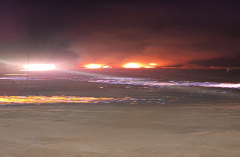 Truck Catches Fire In Churu