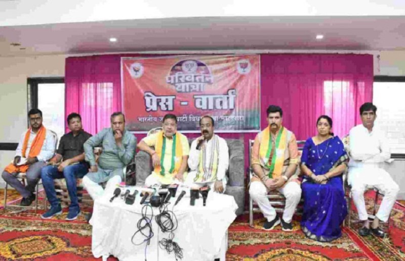 Arun Sao attacks CM Baghel during BJP's Parivartan Yatra