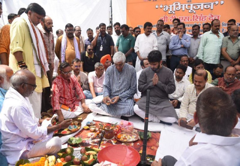 मां महामाया मंदिर मार्ग पर 53.29 लाख रुपए की लागत से बनेगा भव्य प्रवेश द्वार, डिप्टी सीएम ने किया भूमिपूजन