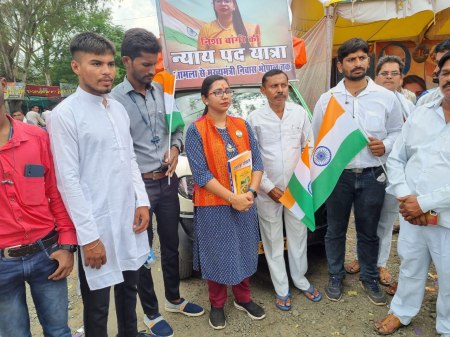 Deputy Collector's unique journey with a copy of the Constitution and,Deputy Collector's unique journey with a copy of the Constitution and