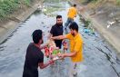 SURAT VIDEO/ नहरों में अर्ध विसर्जित 2500 से अधिक प्रतिमाओं का पुन:विसर्जन