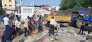  150 कर्मचारियों के साथ अध्यक्ष,सीएमओ ने बाजार में लगाई झाडू,12 ट्रॉली,27 मैजिक कचरा उठाया