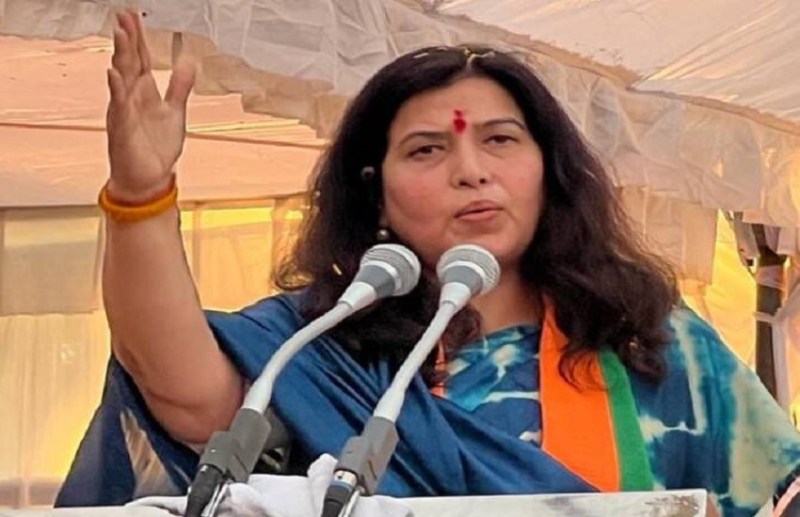 Congress is organizing parties on public money: Saroj Pandey