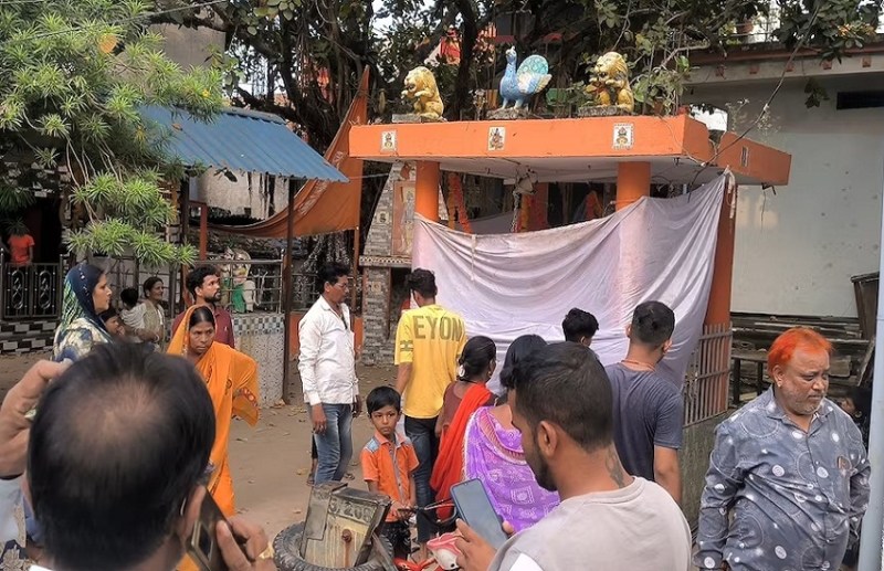 भागवन की मूर्ति खंडित करने पर बवाल, आरोपी गिरफ्तार