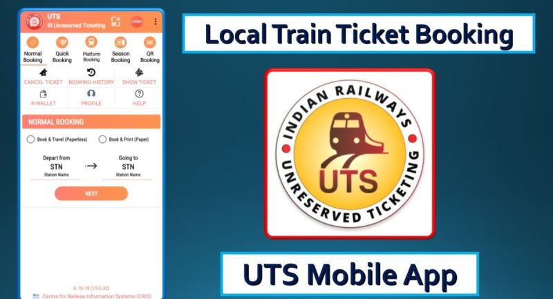 Indian Railways ticket online book through mobile uts app know full process 