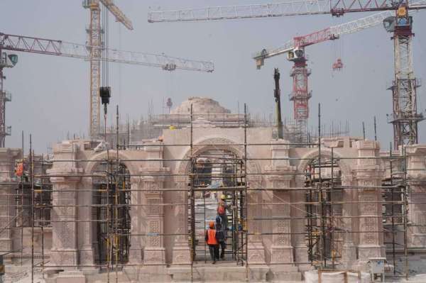 राम मंदिर की अद्भुत तस्वीर