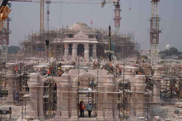 राम मंदिर की अद्भुत तस्वीर