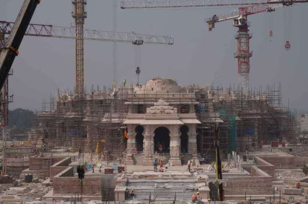 राम मंदिर की अद्भुत तस्वीर