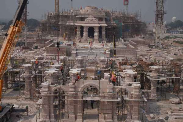 राम मंदिर की अद्भुत तस्वीर