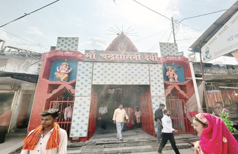 Devotees coming to visit the Devi temples of the region Raigarh