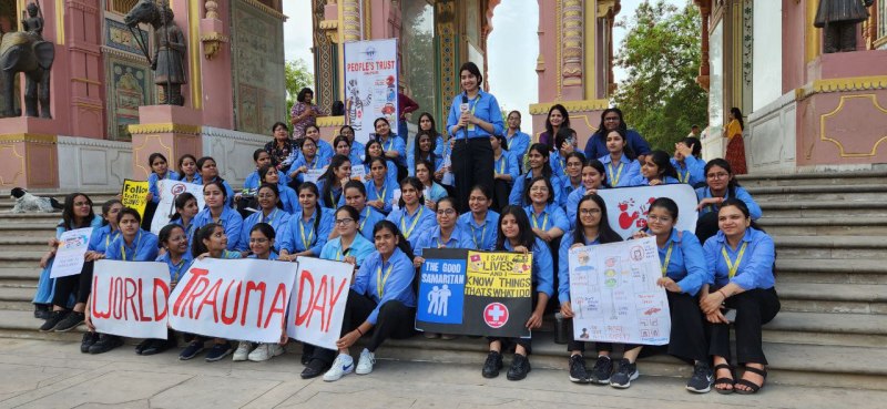 ट्रोमा डे पर पत्रिका टॉक शो: छात्राओं ने की अपील- नशा, नींद और तेज रफ्तार में न चलाएं वाहन, घायलों की करें मदद