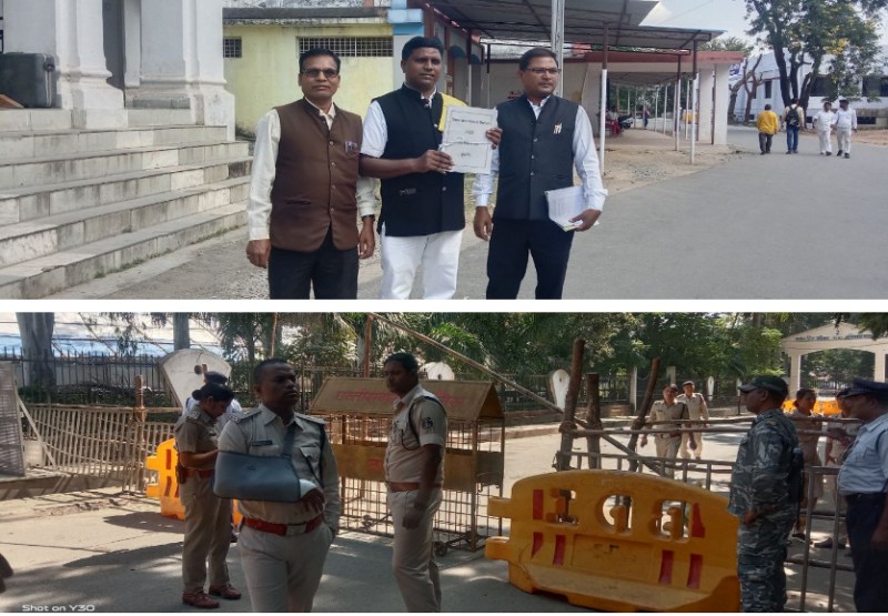 tight security in Collectorate