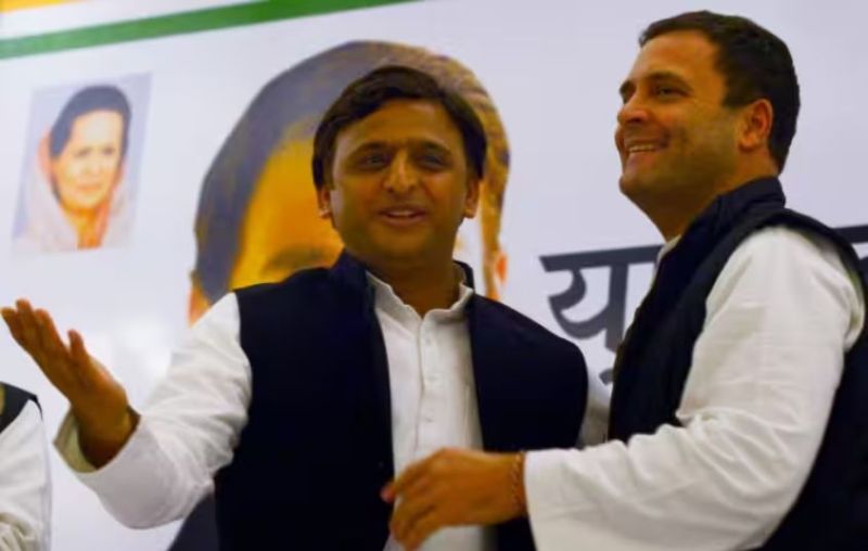 akhilesh yadav got massage frome rahul gandhi after ajay rai statement