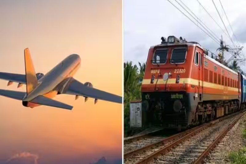 train and air travel