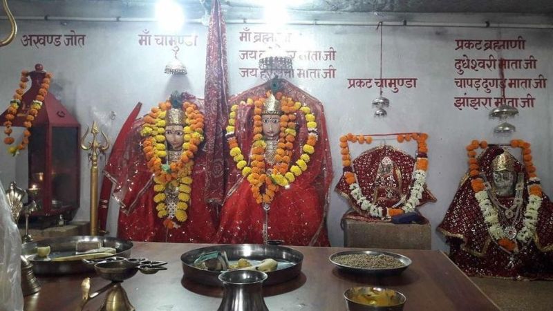 आस्था का केन्द्र है दईजर की पहाडि़यों में प्रकट चामुण्ड़ा माता मंदिर