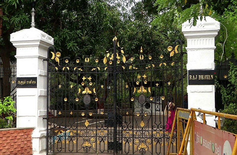petrol bomb thrown at Chennai Raj Bhavan