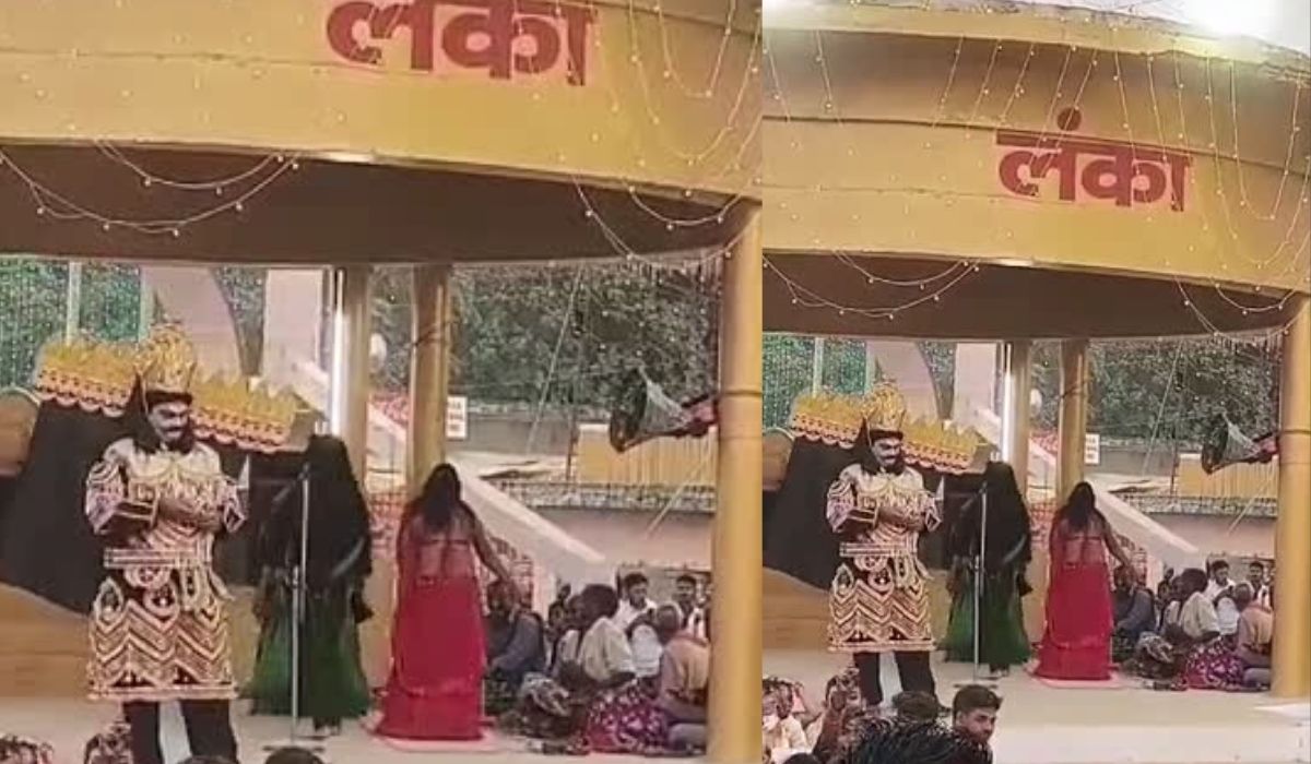 कलयुगी रावण की इच्छा हुई पूरी, वध से पहले खाया गुटखा, देखिए ये मजेदार वीडियो