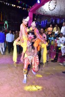 मूक रामलीला में तीरों की बारिश, रावण दहन देखने उमड़े लोग