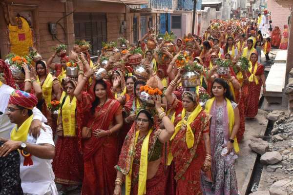 मैढ़ क्षत्रिय स्वर्णकार समाज की ओर से महाराज अजमीढ़ की जयंती व शरद पूर्णिमा महोत्सव  नागौर