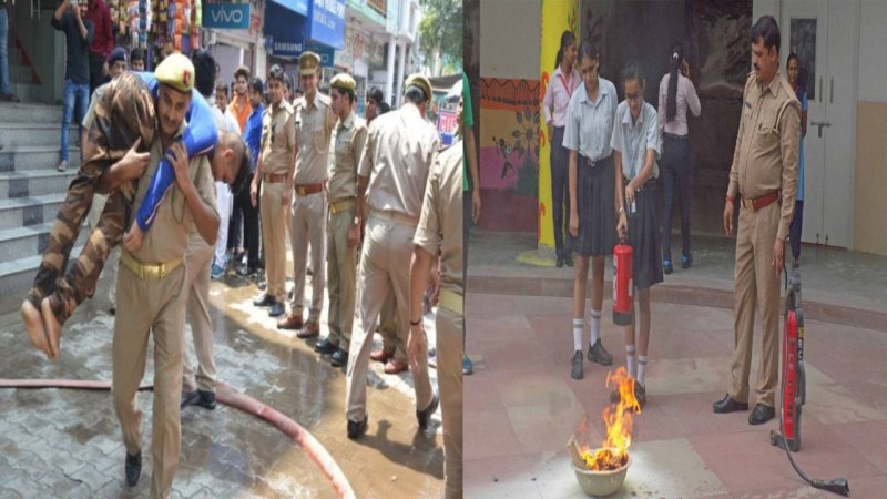 बचाव की आपातकाल विधियों का भी होगा प्रदर्शन