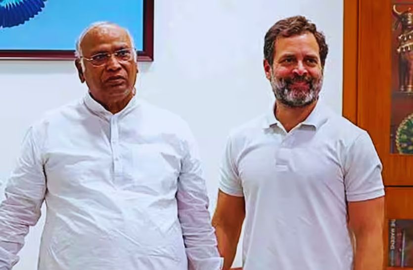 rahul gandhi and mallikarjun kharge