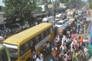 traffic jam in satna city