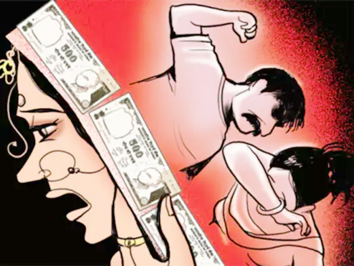 बहू ने मचाया उत्पात, ससुराल वालों को पीटा, तोड़-फोड़़ की