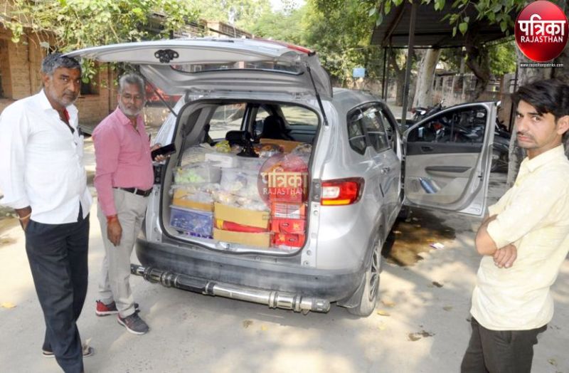 Watch Video : गुजरात से बिना बिल जोधपुर ले जा रहा था मूर्तियां, एफएसटी उडनदस्ता टीम ने धरा