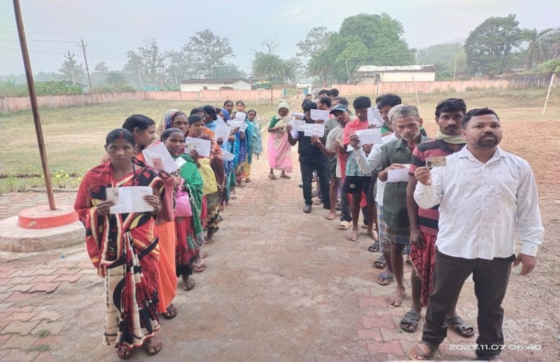 CG First Phase voting : 00 percent voting recorded in Two hour