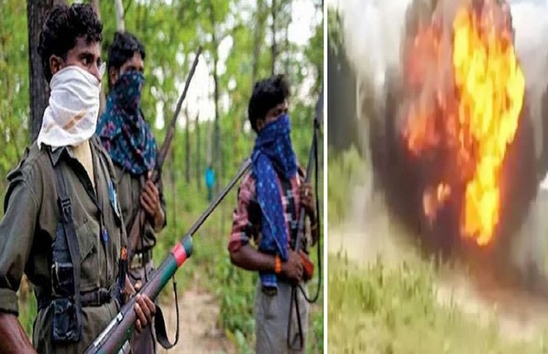 CG First Phase voting: Naxalites did IED blast in Sukma