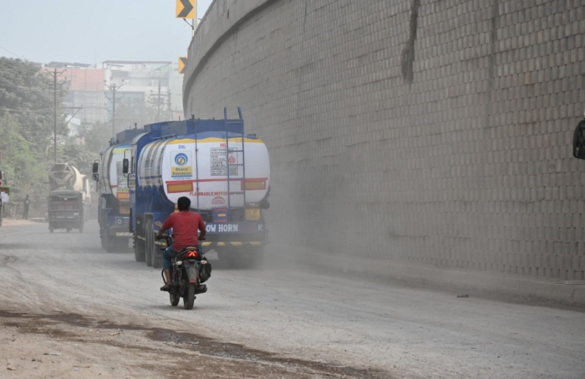 Dust is suffocating health, patients increased Raipur news