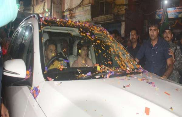 राजधानी रायपुर मे प्रियंका गाँधी का ऐतिहासिक रोड शो