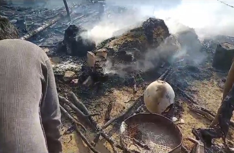 Four Year Old Girl Burn Alive