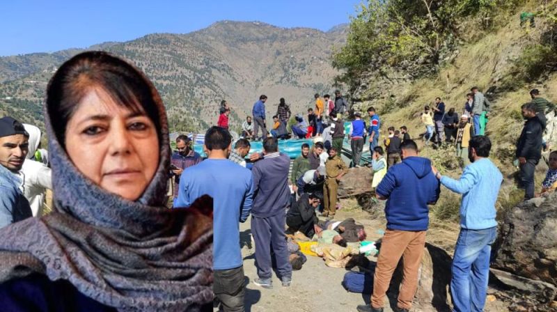  Mehbooba expressed grief over Doda bus accident Know what leaders said
