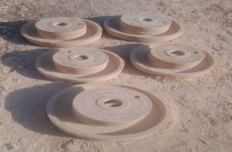 बड़ीखाटू के पत्थर से बनी कलात्मक चक्की की बाहरी राज्यों में डिमांड