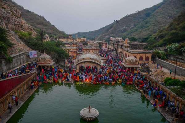 chath Puja at galta ji