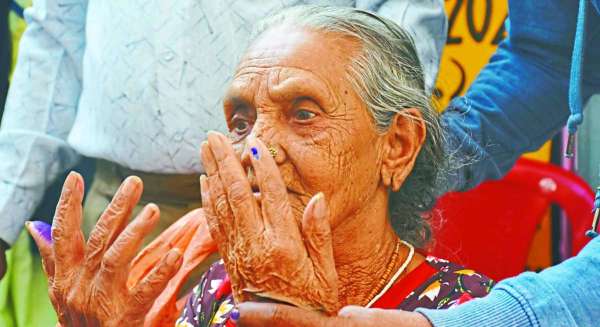 85.85 percent voting