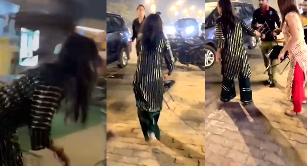 Video: लड़कियों की मारपीट का वीडियो आया सामने, बीच सड़क पर चले स्टूल-कुर्सी