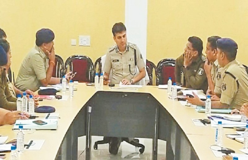 SSP gave instructions to officers to stop increasing crime Raipur News