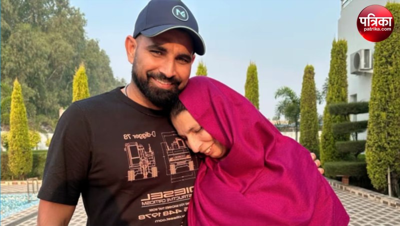 Fast bowler Mohammed Shami reached his village Amroha