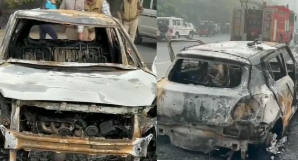  Two people burnt alive in car forensic team investigation