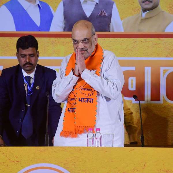 Amit shah in jaipur