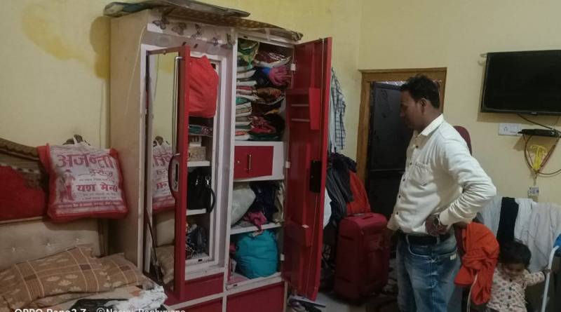 Thieves raided three places in a single night, made away with gold and silver jewelery and cash worth lakhs